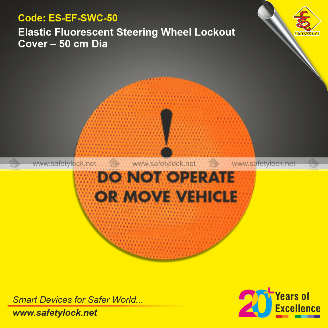 elastic fluorescent steering wheel lockout cover manufacturer