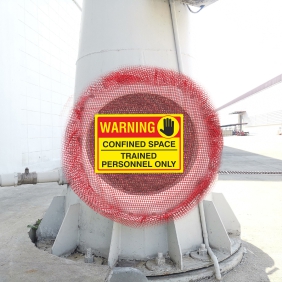 Elastic Non-Lockable Ventilated Confined Space Covers