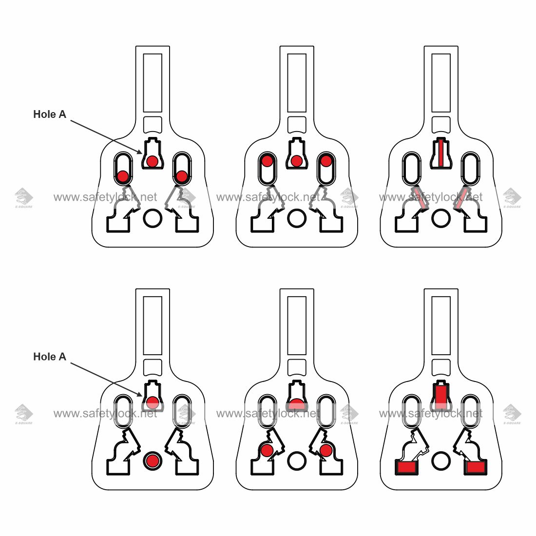 electrical multi plug lockout device