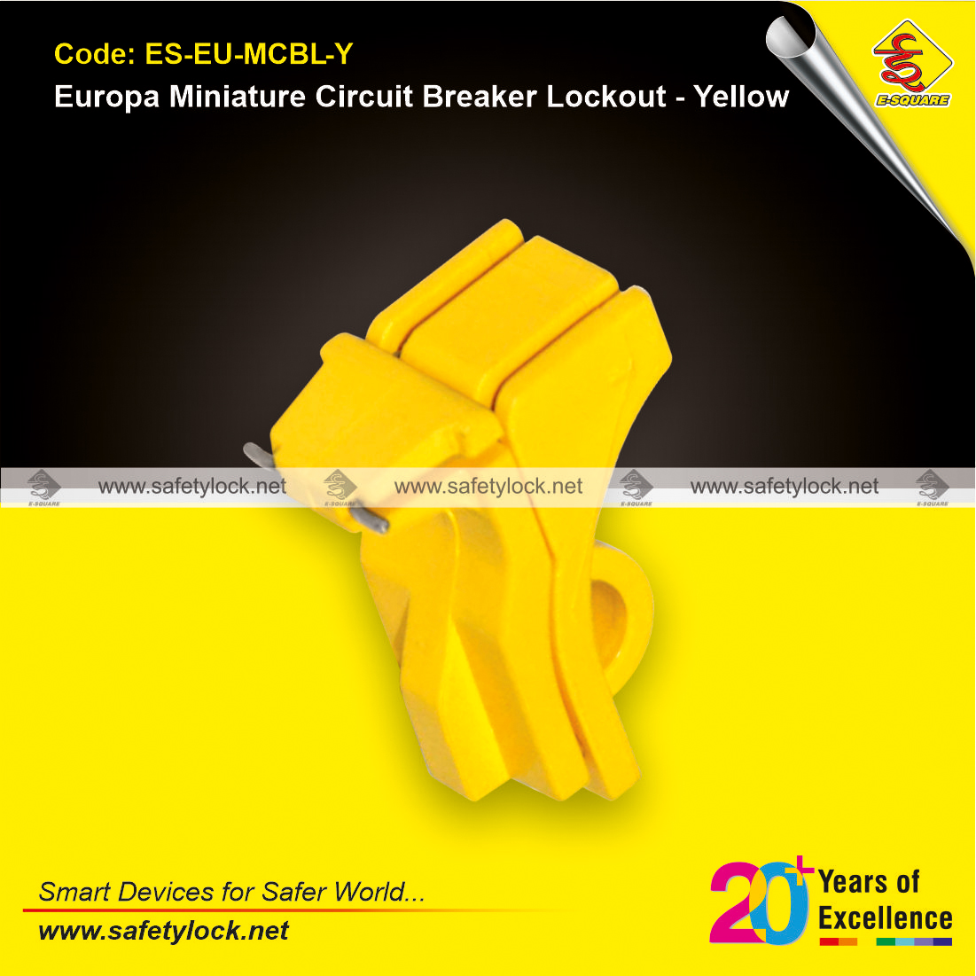 europa miniature circuit breaker lockout yellow