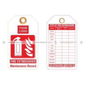 fire extinguisher maintenance tags