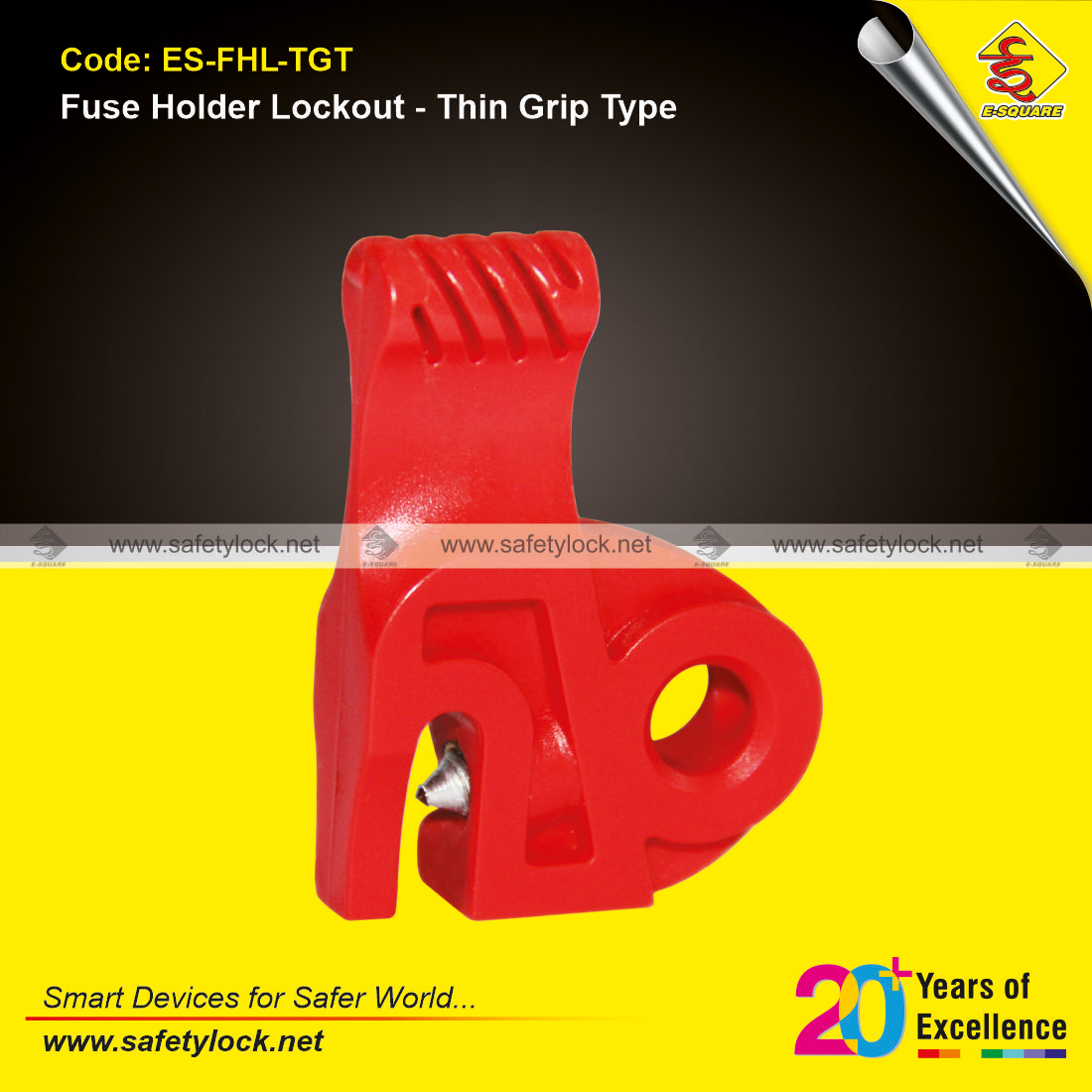 fuse holder lockout thin grip type