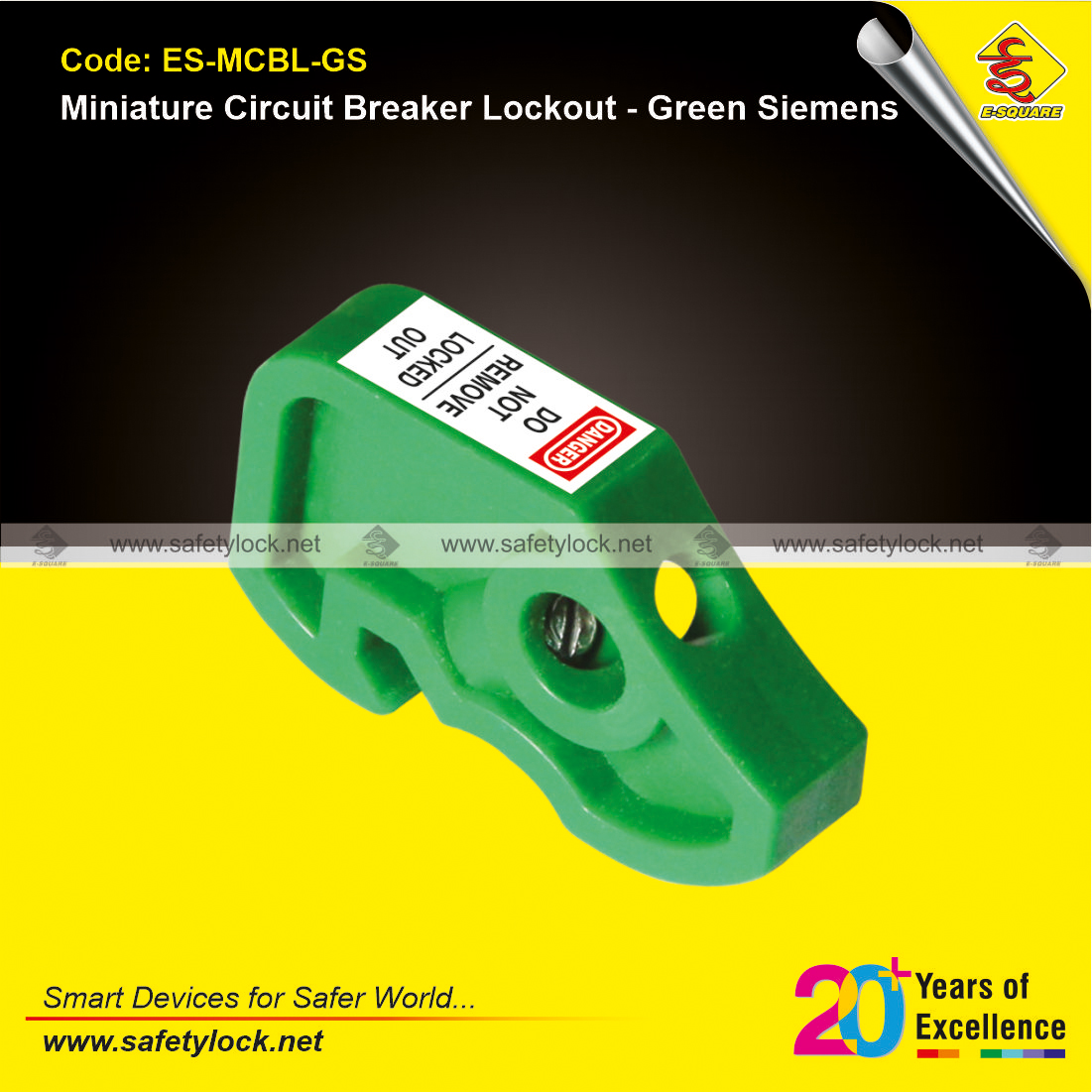 green siemens MCB lockout tagout