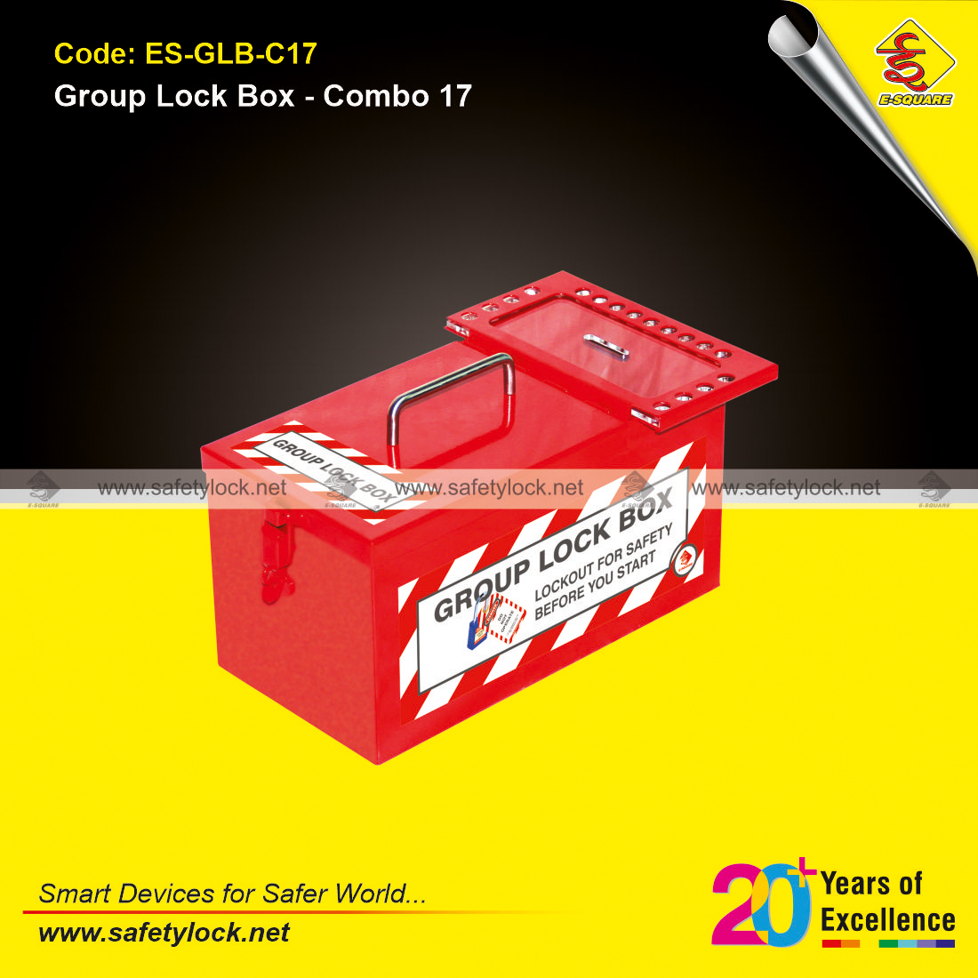 group lock box combo with clear GLB