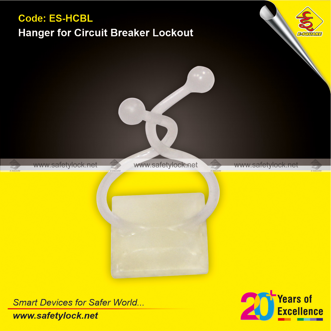 hanger for circuit breaker lockout