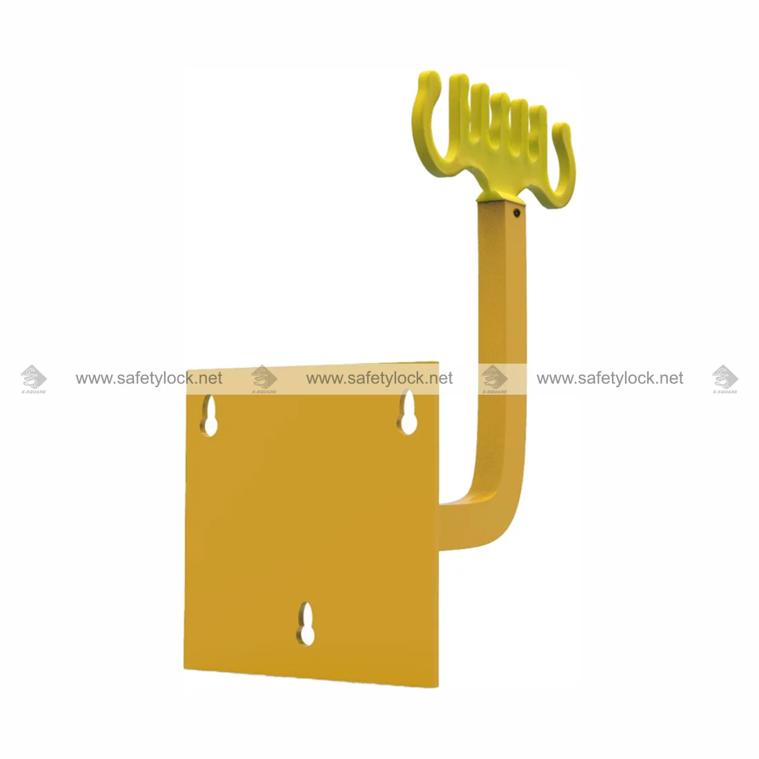 hexahook hanger wall mounted yellow colour