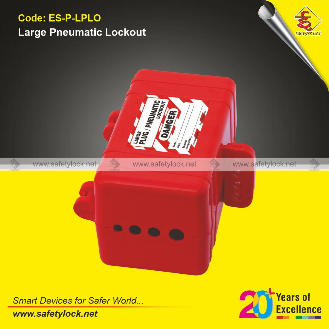 large pneumatic lockout