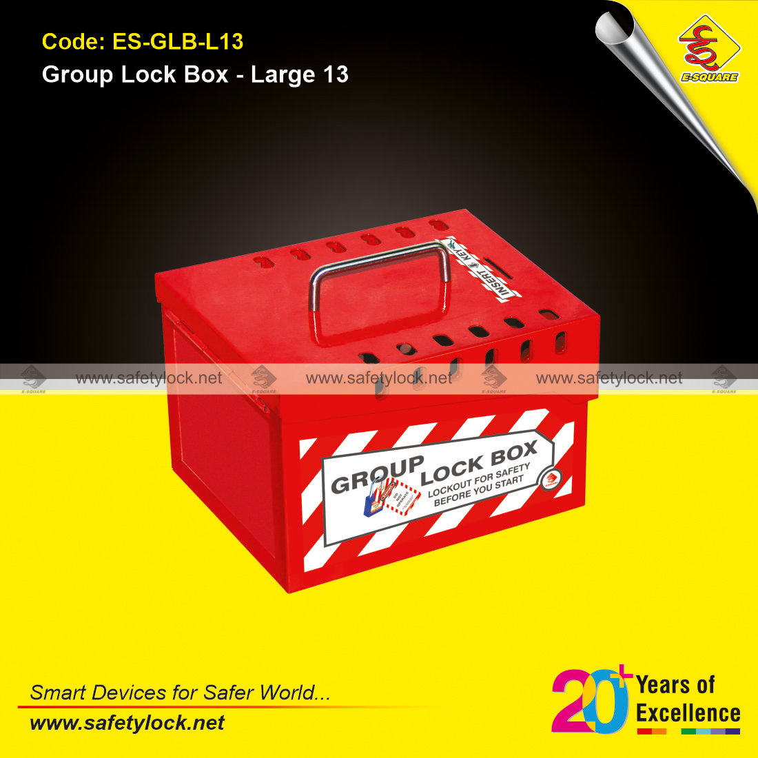 large size group lock box for 13 padlocks