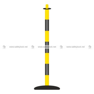 lockout barricading system with 1 pole