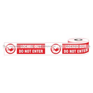 lockout barrier tape