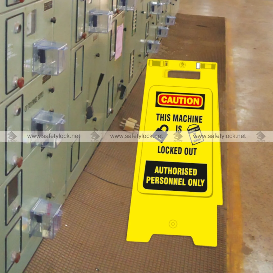 lockout floor stand for safety