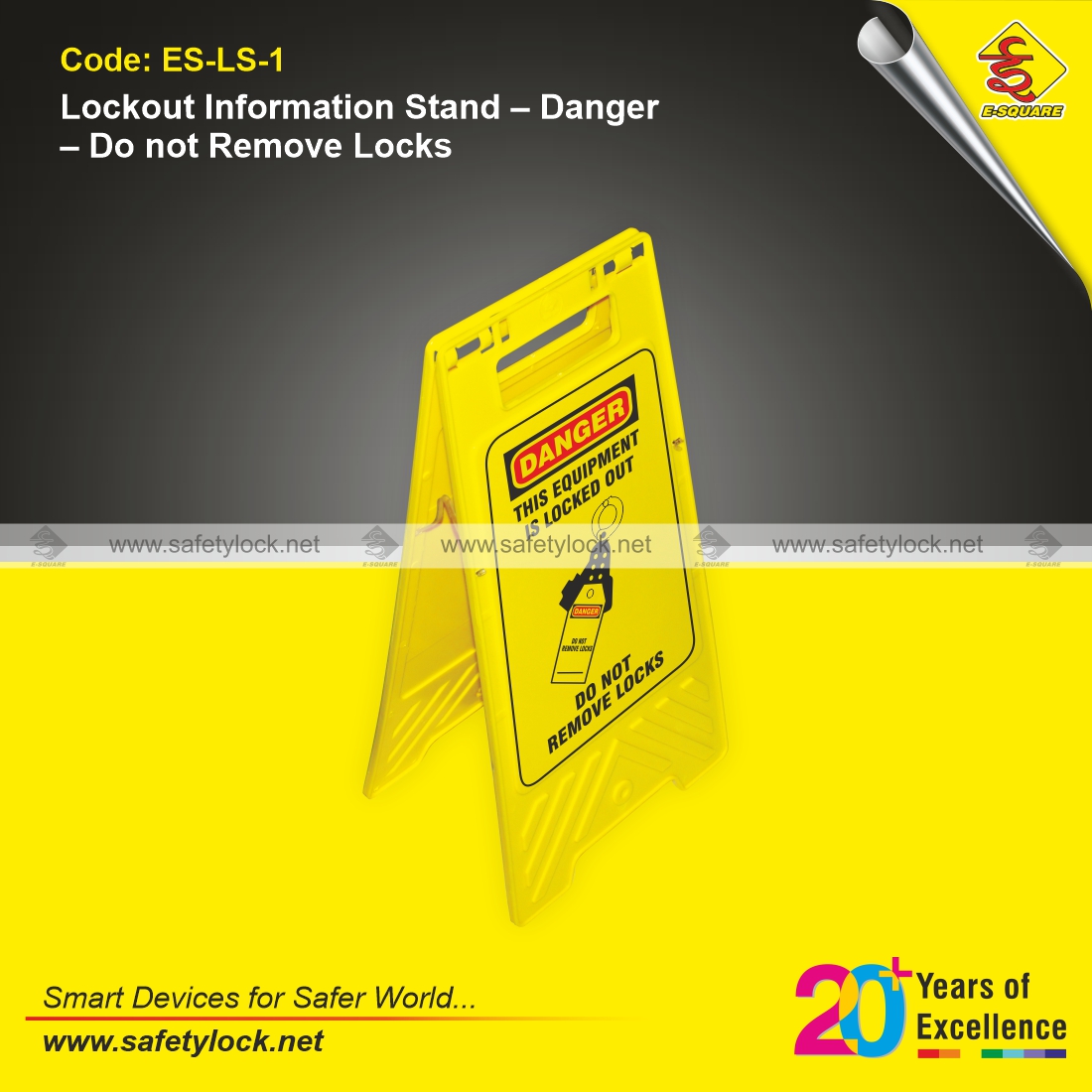 lockout information stand