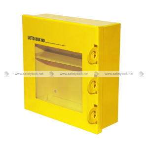 lockout key and document holder box