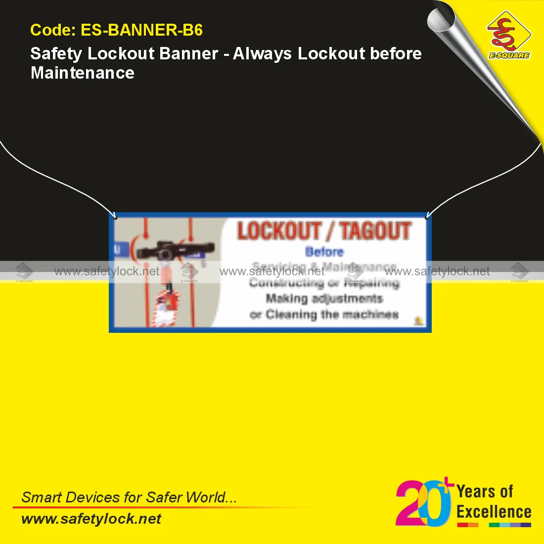 lockout tagout banner