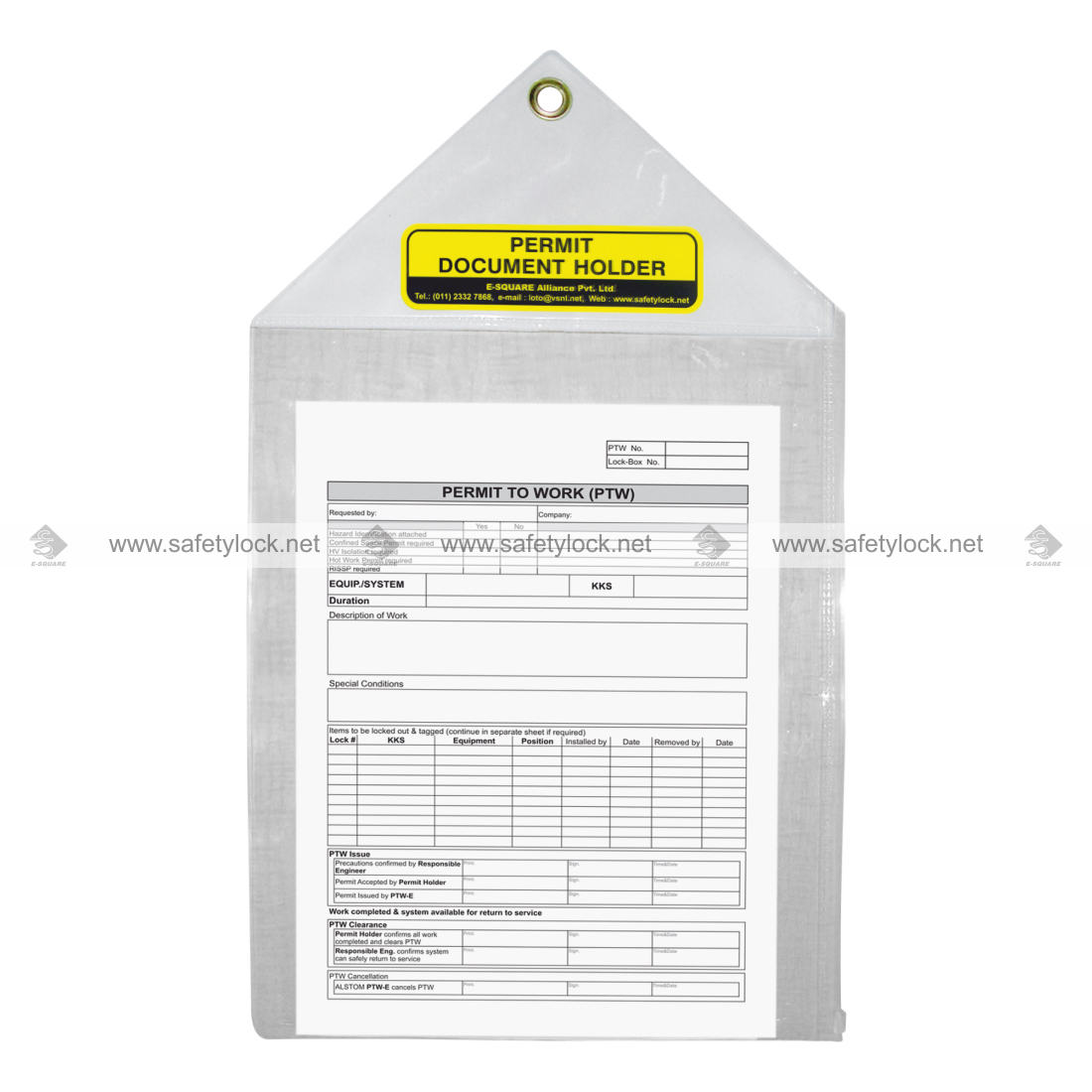 Lockout Tagout - Permit Holder