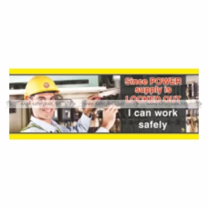 lockout tagout safety banner