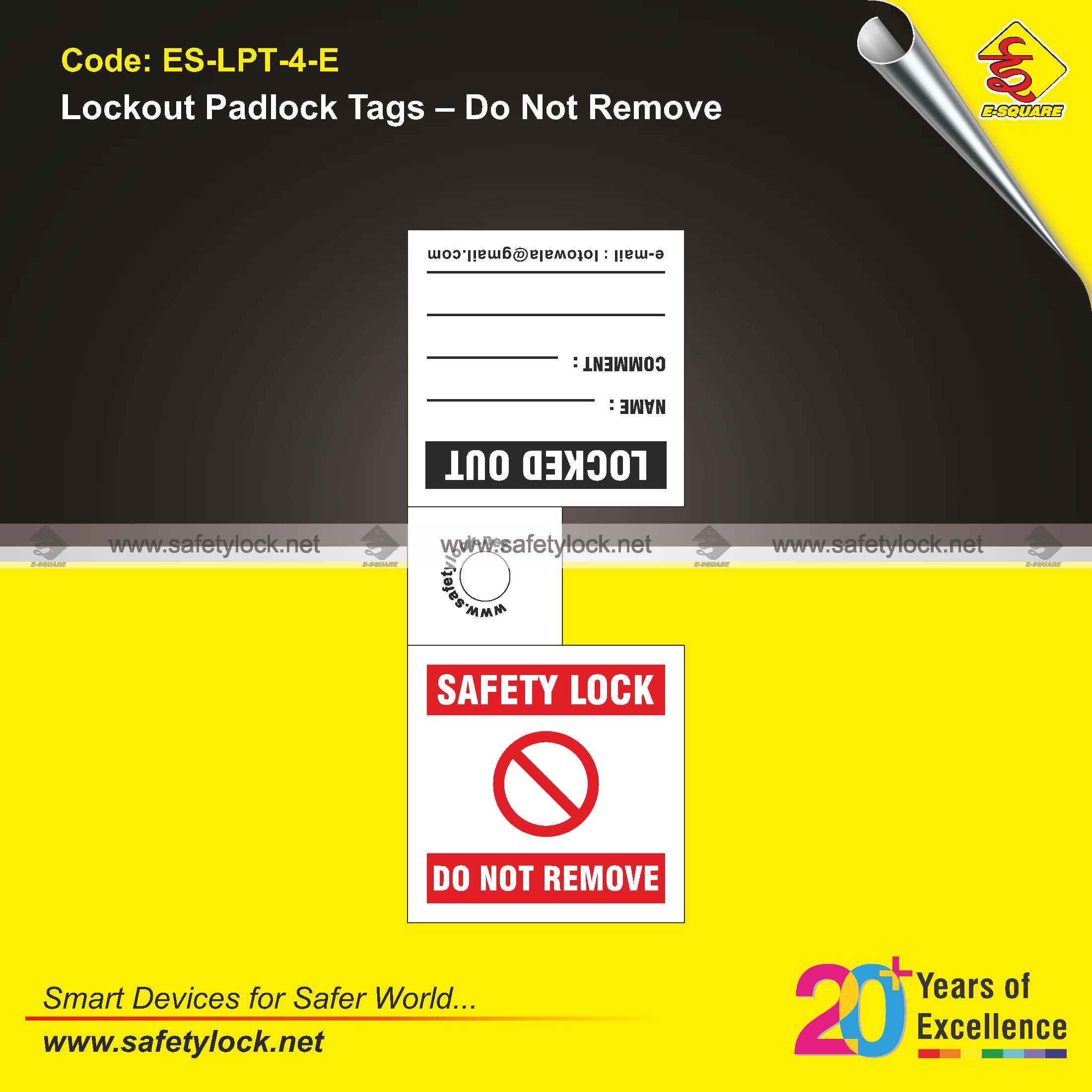 LOTO padlock tags manufacturer