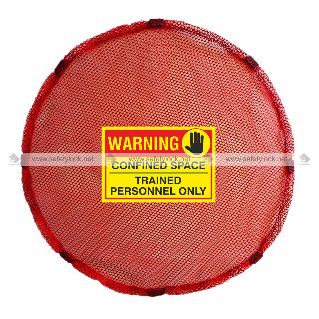 magnetic confined space lockout cover for confined space