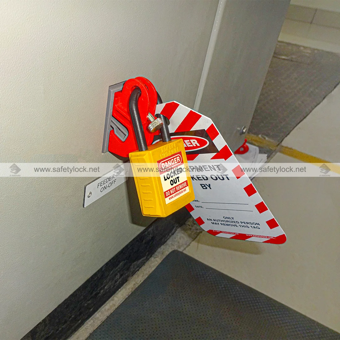 MCB lockout with twister screw