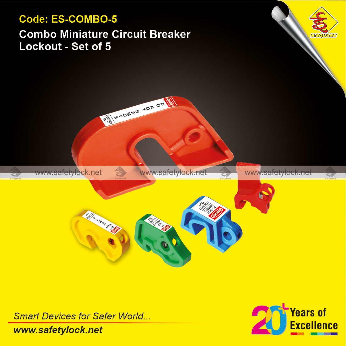 miniature circuit breaker lockout devices combo