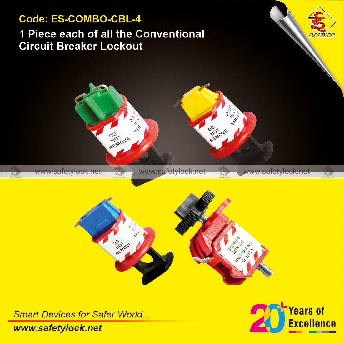 miniature circuit breaker lockout devices combo