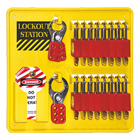 One Piece Open Lockout Stations