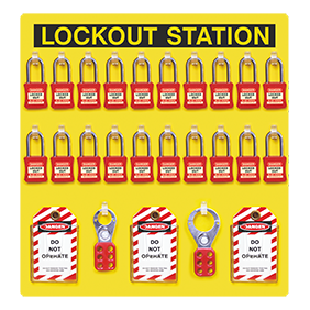 Open Front View Lockout Stations
