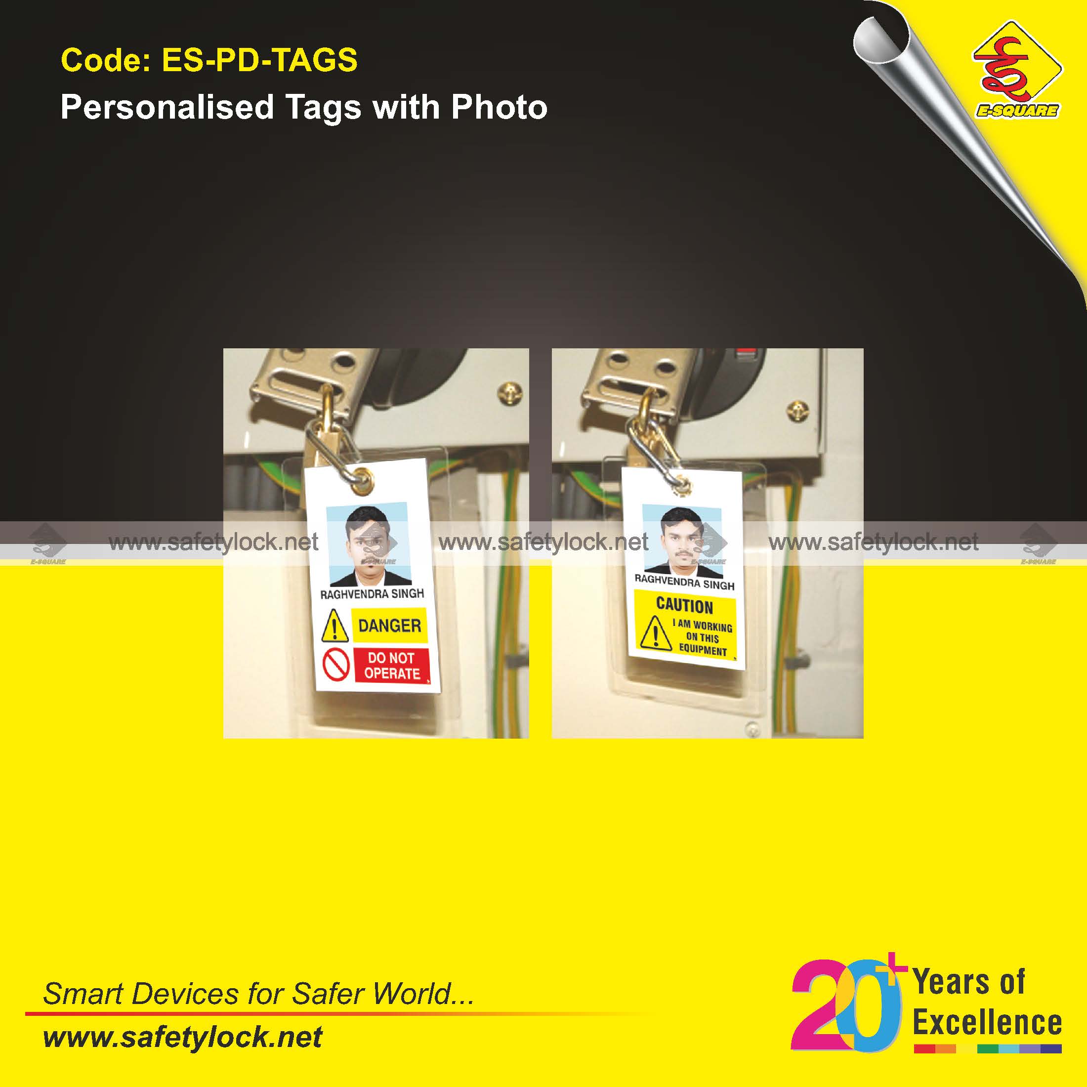 personalised lockout safety tags