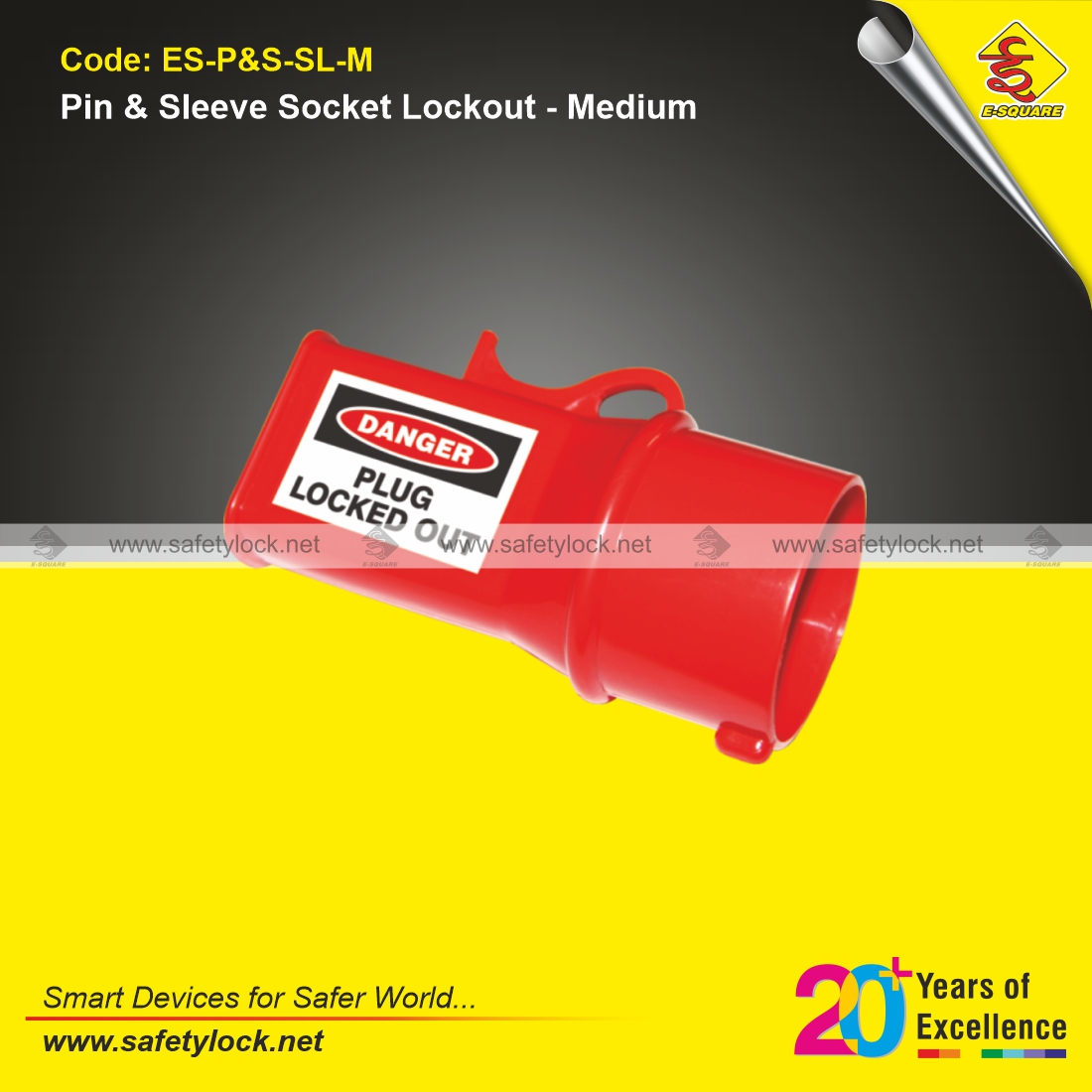 pin and sleeve socket lockout medium