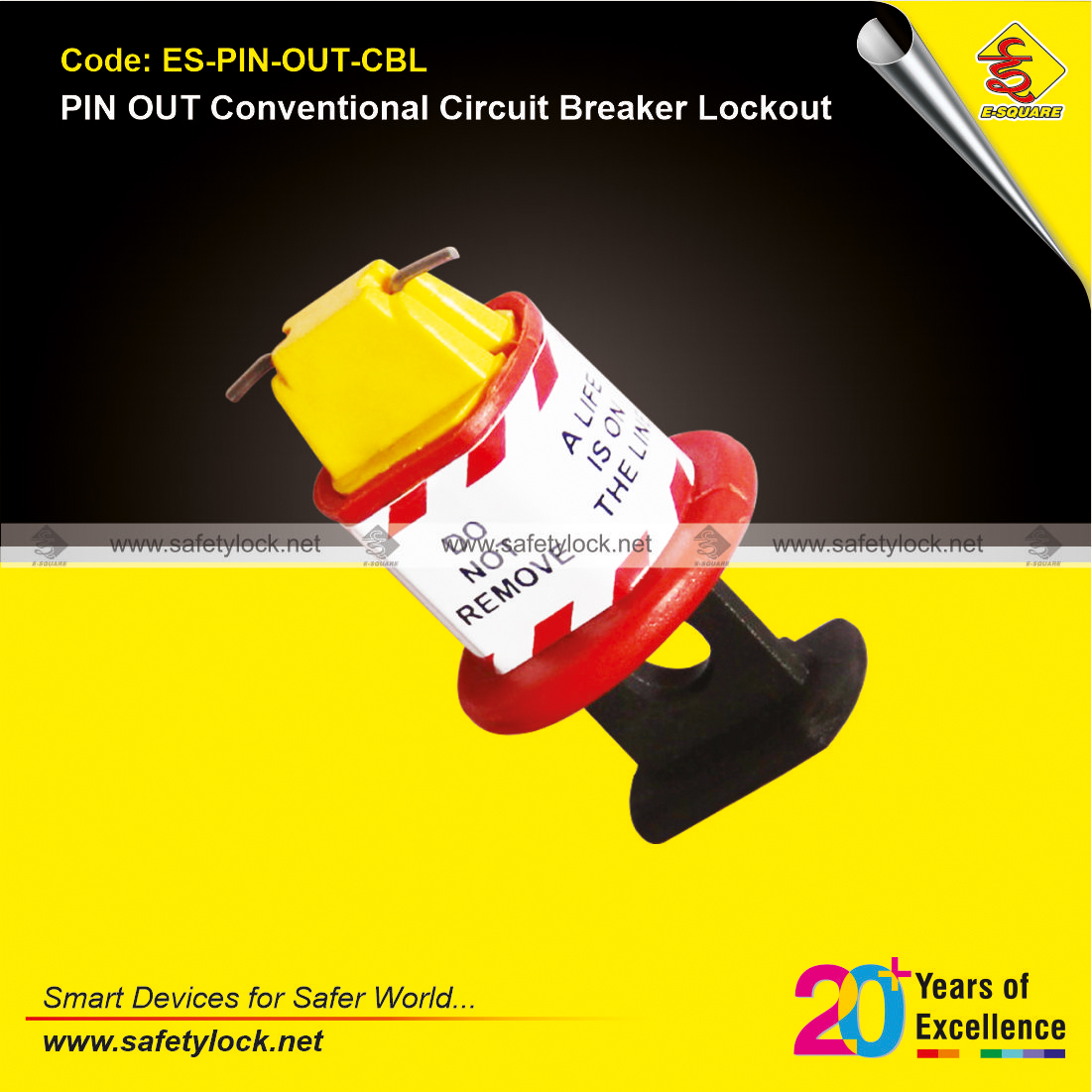 pin out lock out tag out device