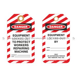 PVC lockout tags