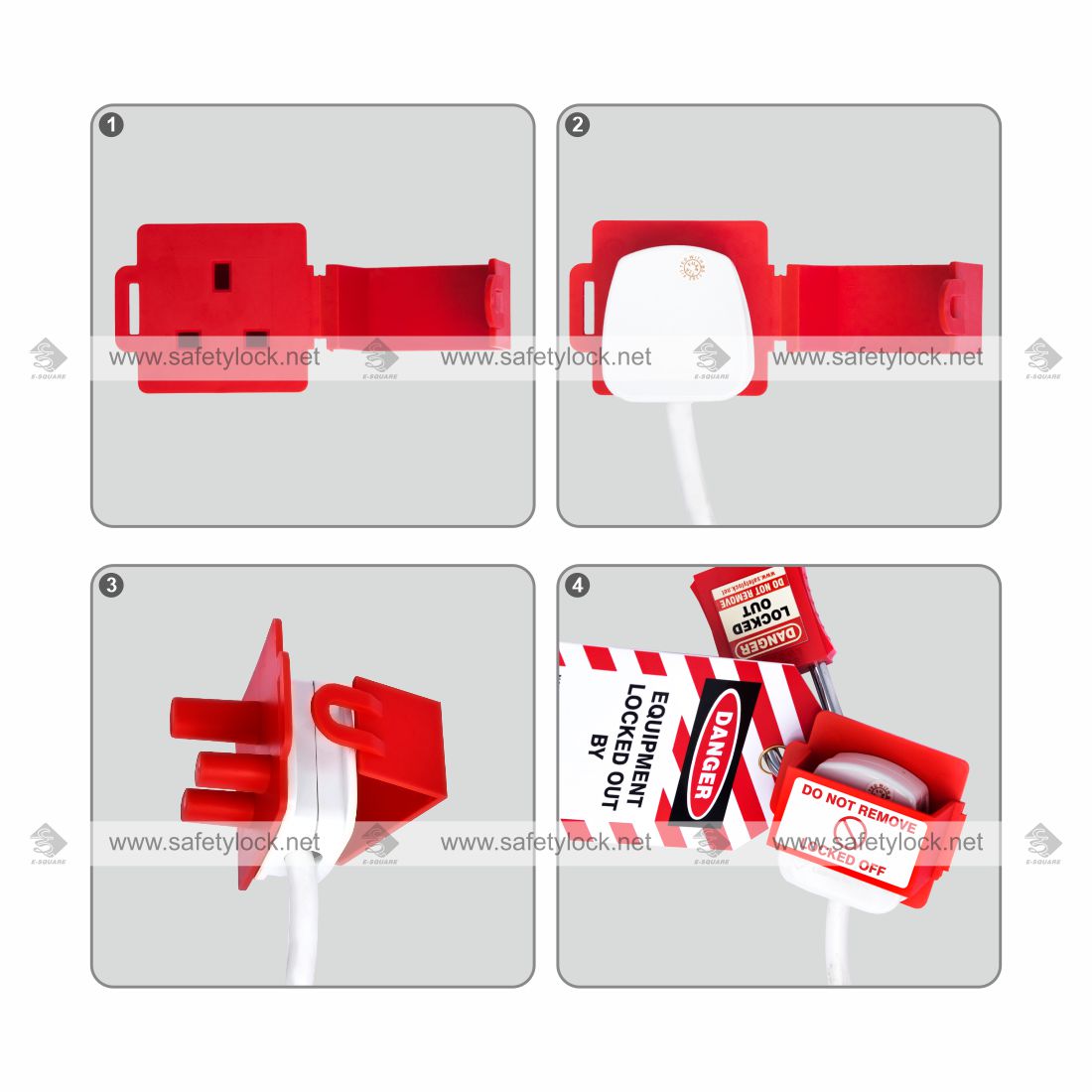 red plug lock out tag out