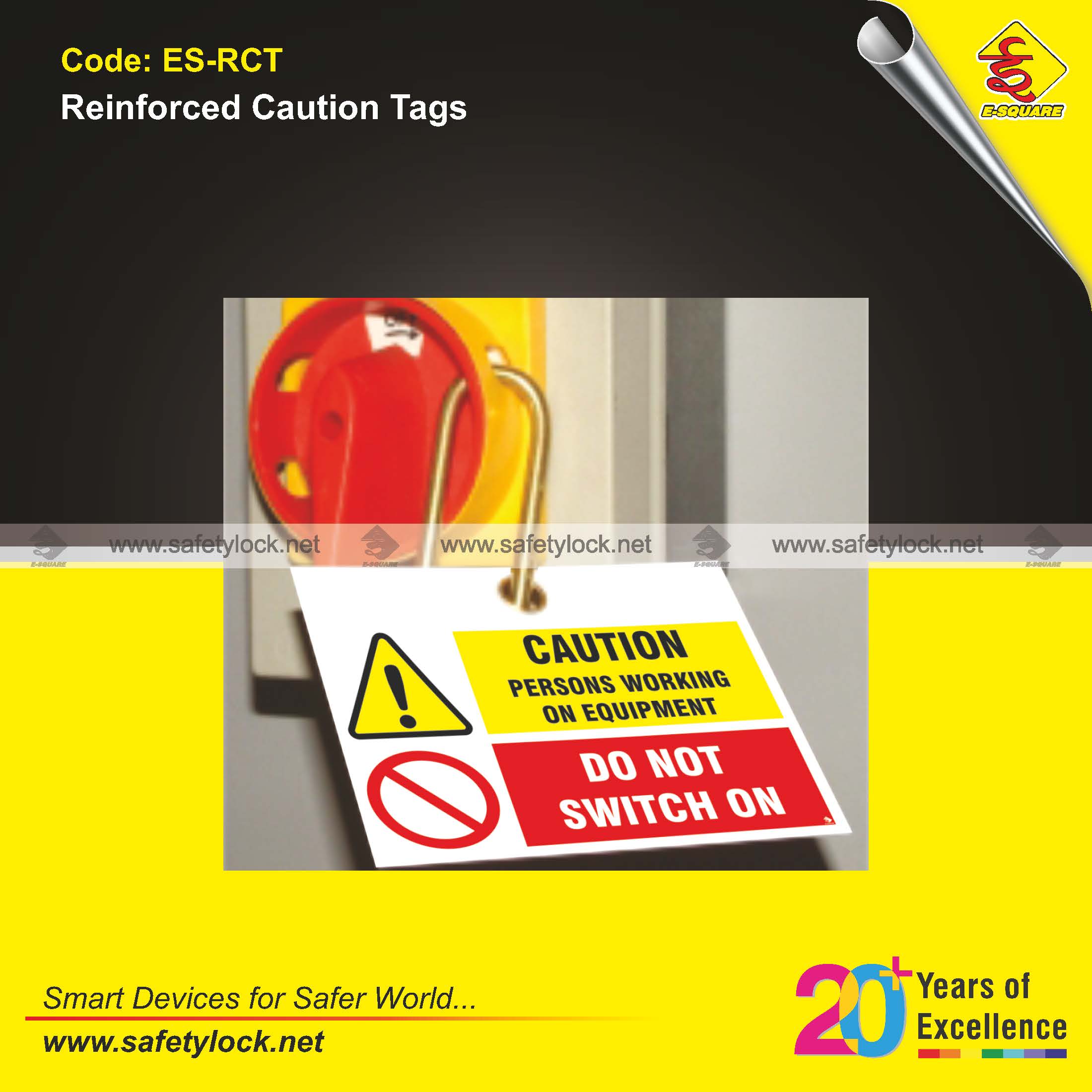 reinforced caution tags