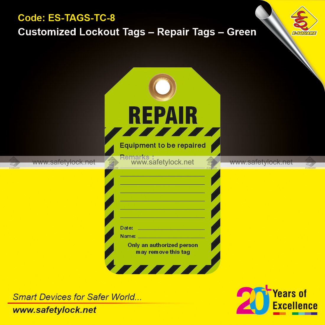 repair lockout safety tags