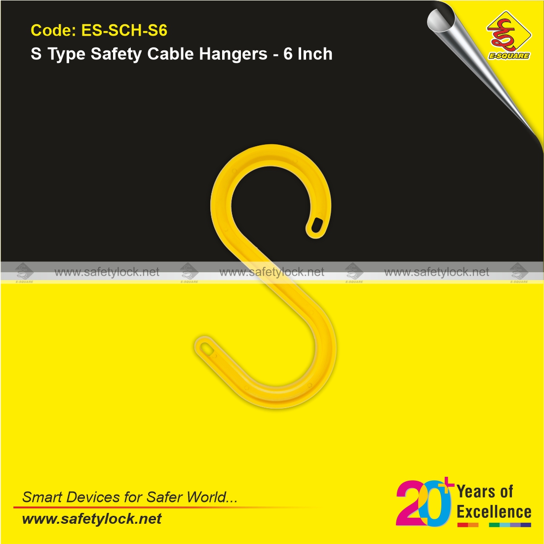 S type safety cable hanger for safety