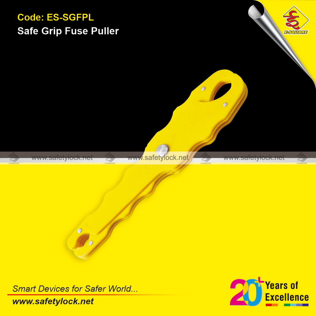 safe grip fuse puller used during fuse lockout