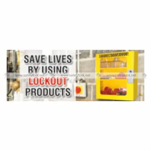 save lives by using lockout products banner
