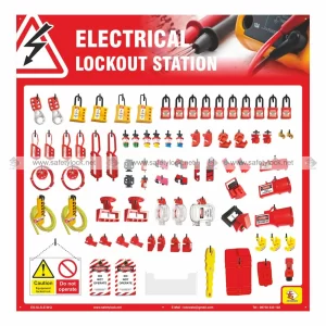 shadow lockout board with LOTO devices