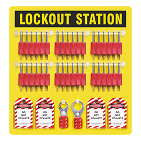Side View Lockout Stations