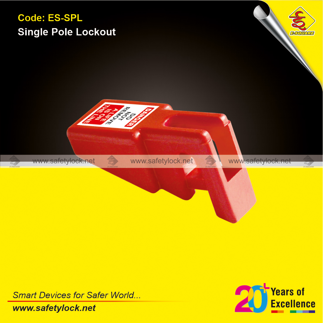 single pole lockout device