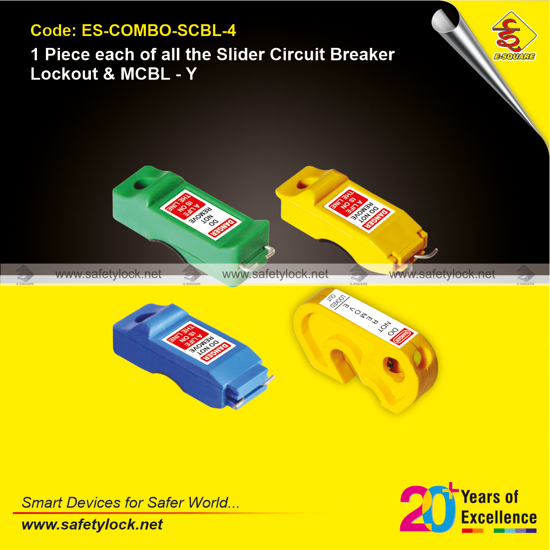 slider circuit breaker lockout devices combo
