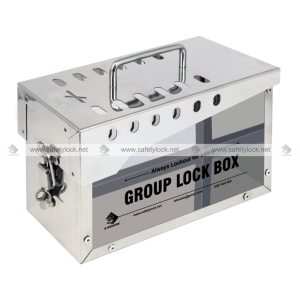 stainless steel group lockout box