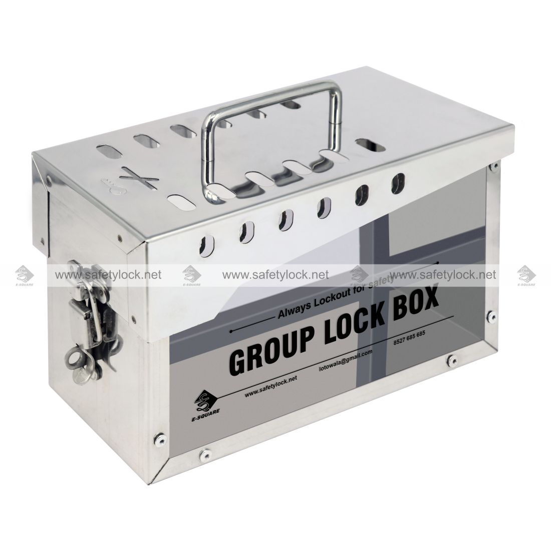 stainless steel group lockout box