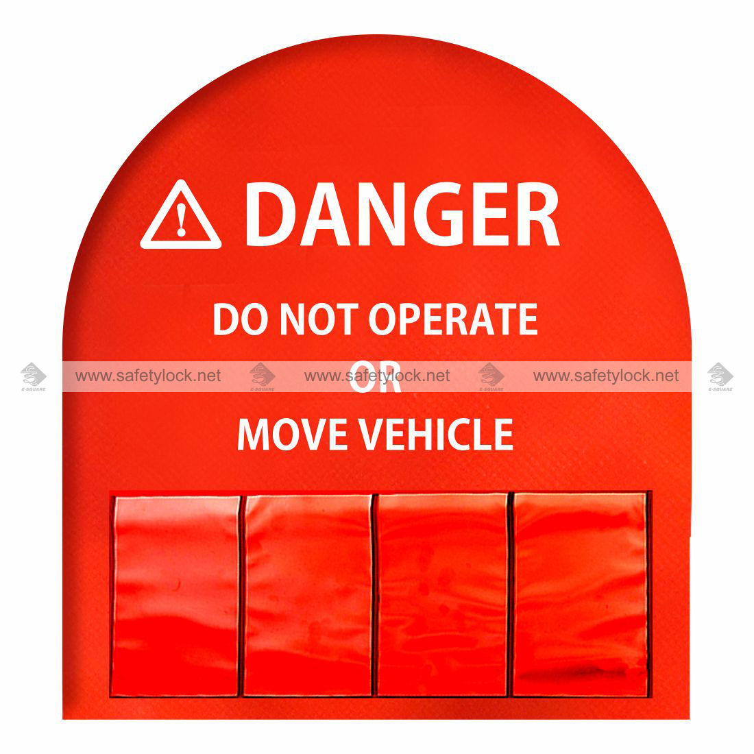 temporary steering wheel lockout cover red color