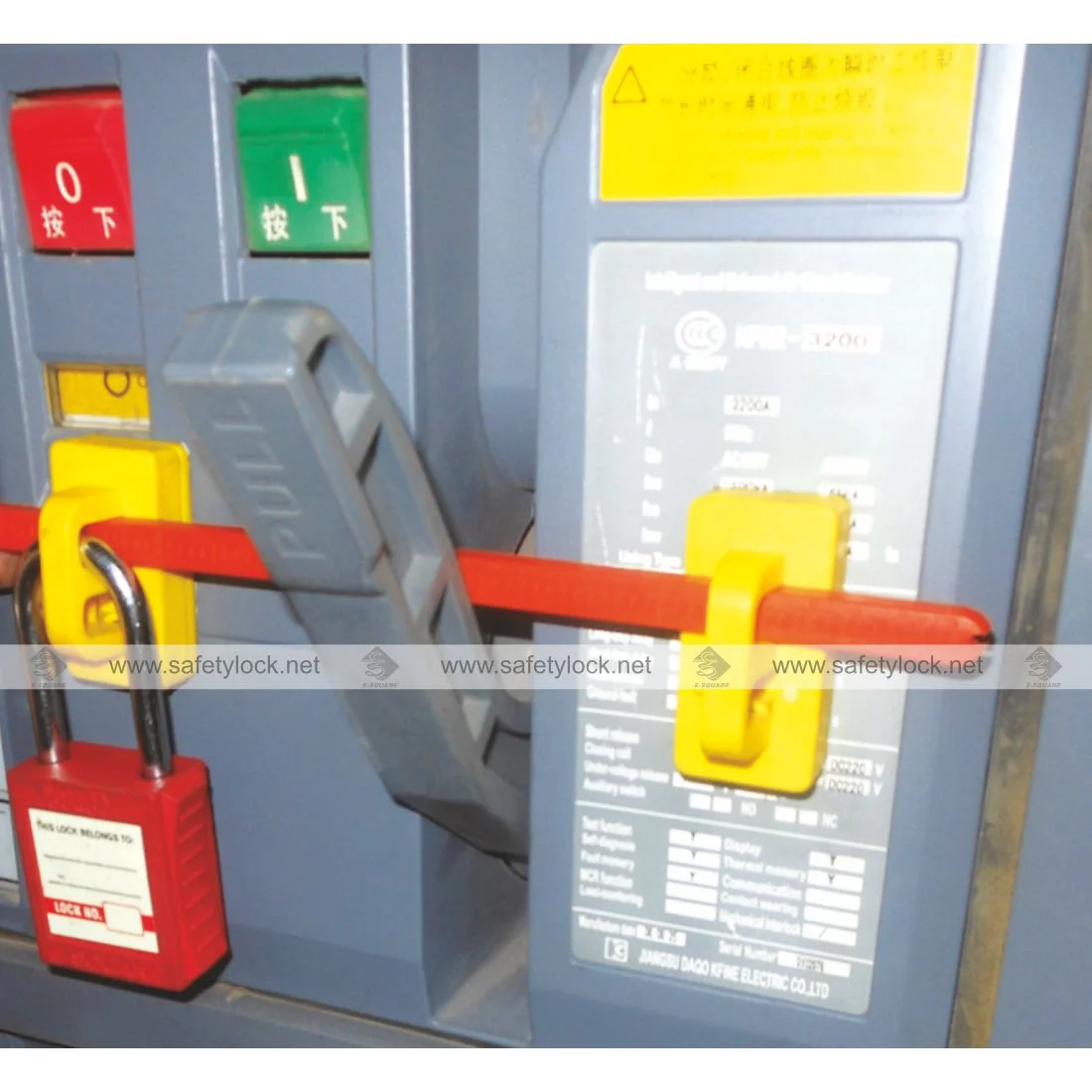 thick base blocking bar lockout device installation