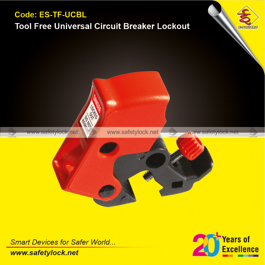 tool free universal circuit breaker lockout