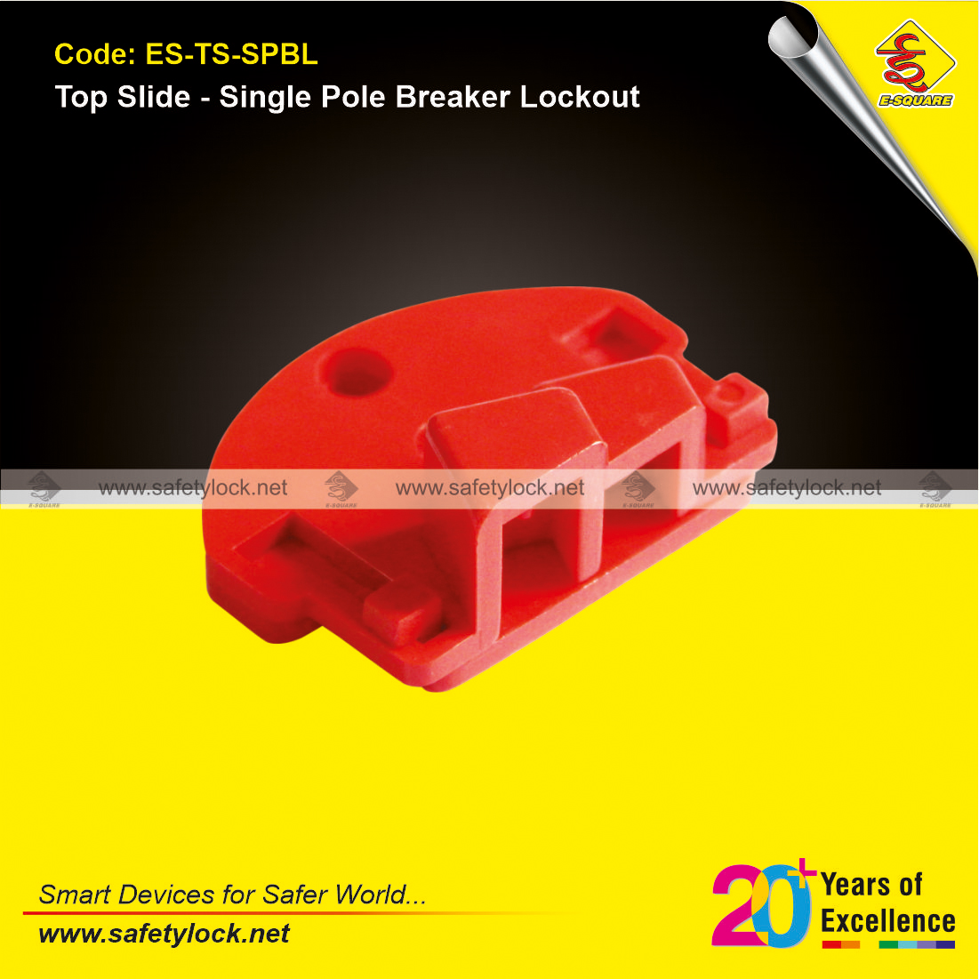 top slide single pole breaker lockout