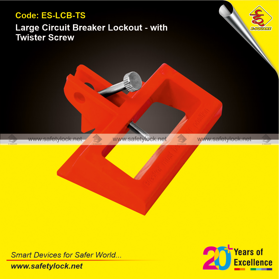 twister screw circuit breaker lockout tagout device
