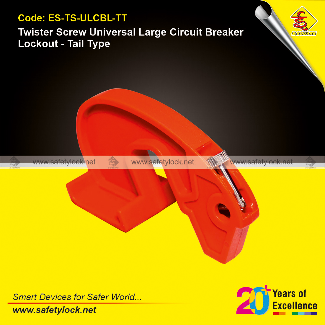 twister screw universal large circuit breaker lockout device tail type