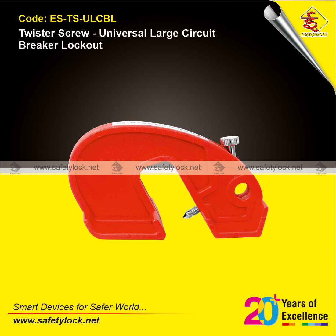 twister screw universal large circuit breaker lockout device